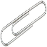 ACCO Paper Clips, 1 Size, Economy, Non-skid, 100/Box (4)
